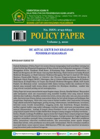 Image of Isu Aktual Lektur dan Khazanah Pendidikan Keagamaan