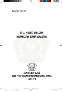 Image of Nilai-Nilai Kebangsaan dalam Karya Ulama Nusantara