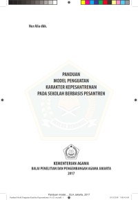 Image of Panduan Model Penguatan Karakter Kepesantrenan