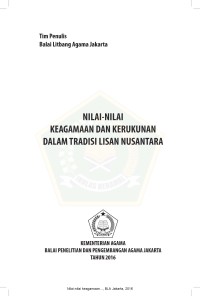 Image of Nilai-Nilai Keagamaan & Kerukunan dalam Tradisi Lisan Nusantara