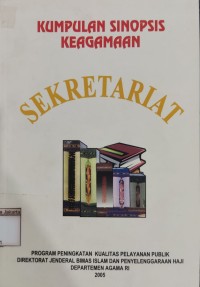 Image of Kumpulan Sinopsis Keagamaan Sekretariat