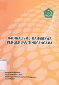Image of Radikalisme Mahasiswa Pengguruan Tinggi Agama