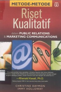 Image of Metode Riset Kualitatif Dalam Public Relation Marketing Communication