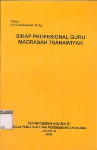 Image of Sikap Profesional Guru Madrasah Tsanawiyah