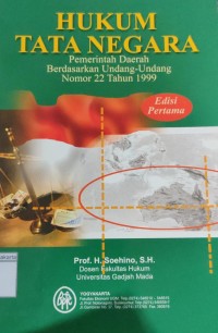 Image of Hukum Tata Negara Sejarah Ketatanegaraan Indonesia