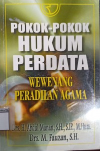 Image of Pokok -Pokok Hukum Perdata Wewenang Peradilan Agama