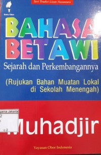 Image of Bahasa Betawi Sejarah dan Perkembangannya