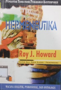 Image of Pengantar Atas Teori-Teori Pemahaman Kontemporer Hermeneutika Wacana Analitik Psikososial, dan Ontologis
