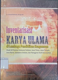 Image of Inventarisasi Karya Ulama di Lembaga Pendidikan Keagamaan