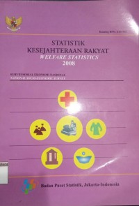 Image of Statistik Kesejahteraan Rakyat Welfare Statistics 2008