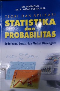 Image of Teori dan Aplikasi  Statistika dan Probabilitas