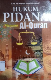 Image of Hukum Pidana Menururt  Al-Quran
