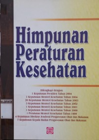 Image of Himpunan Peraturan Kesehatan