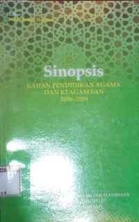 Image of Sinopsis Kajian Pendidikan Agama dan Keagamaan 2006-2009