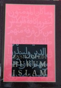 Image of Ensiklopedi Hukum Islam: 1 Abd - Fik