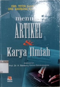 Image of Artikel dan Karya Ilmiah