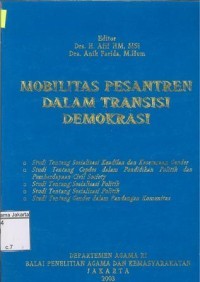 Mobilitas pesantren dalam transisi demokrasi