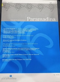 Image of Paramadina : jurnal universitas Vol. 8 No. 1 April 2011