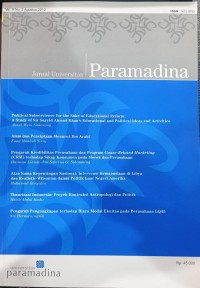Image of Paramadina : jurnal universitas  Vol. 9 No. 2 Agustus 2012