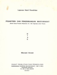 Image of Pesantren dan pengembangan masyarakat