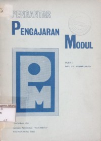 Image of Pengantar Pengajaran Modul