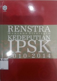 Image of Renstra ( Rencana Strategis ) Kedepan ISPK 2010-2014