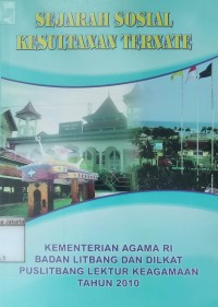 Image of Sejarah Sosial Kesultanan Ternate